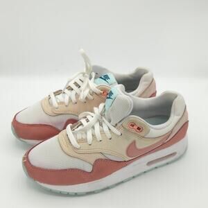 Nike Air Max 1 GS Size 5.5Y shoes DZ3307-101 Beige Multicolor
